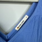 Marine layer Corinne Sleeveless Double Cotton Maxi Dress Navy Dip Dye Small 2024 Photo 5