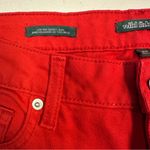 Wild Fable Vivid Red Low-Rise Jeans Photo 2