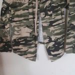 Bongo Jacket Medium Junior Green Camouflage 90’s Hi Low waist Mockneck Studded Photo 1