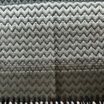 D&Y  softer than cashmere gray chevron print fringe scarf Photo 3