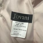 Jovani NWT EVENING 71789 lace rhinestone brooch waist gown Photo 5
