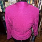 CAbi  Portico raspberry pink S colorful cropped cardigan Photo 3