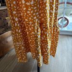 SHEIN  size 1XL mustard color print maxi dress Photo 8