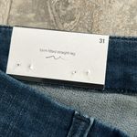 7 For All Mankind Kimmie Mid Rise Slim Straight Jeans in Dian, Size 31 NWT Photo 6