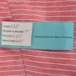 Le Suit  Women's Pink Striped Blazer Size 14 Pink and White Blazer Photo 1