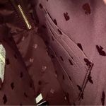 Kate Spade Love Shack Glitter Heart Crossbody Bag Purse Deep Nova Dark Red Love Photo 9
