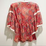 Free People  Daydreamer Chiffon top  Sz Small Photo 2