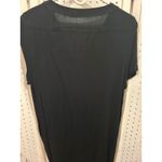 Cupshe  Black V Neck Short Sleeve Tunic Dress Top Blouse Shirt Size M Photo 5