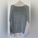 RD Style NWT  oversized black / cream acrylic blend open front cardigan; size S Photo 7