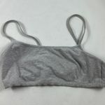 XS Grey Cotton Sports Bra Gray Photo 0
