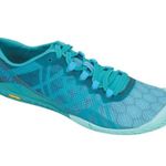 Merrell  Vapor Glove 3 Trail Running Shoe Barefoot Lace Up Vibram Baltic Blue 9.5 Photo 0