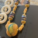 Set of 3 vintage necklaces Yellow Photo 6