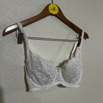 Etam white lace floral embriordery Balconette Bra in bride wedding bridal 34D Size undefined Photo 1