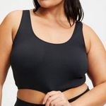 Good American Good Compression Swim Tank Bikini Top Stretch Black 6 US 3XL Photo 0