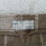 Free People  Brown Linen‎ Blend Shorts Women's Size 4 975119105 Photo 2