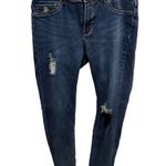 Soho  by New York & Co High distressed waist leggings size 8 Photo 0