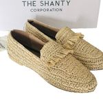 NEW Moroccan Raffia MIAMI LOAFERS SHOES Women's 40, 9 Natural Slip On Moccasin Tan Photo 9