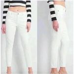 Pistola Jeans Womens 25 White Skinny Distressed Mid Rise Stretch Denim Photo 1