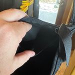 NWOT Designs By Sandra Black Floral Embroidered Quilted Crossbody Bag Photo 7