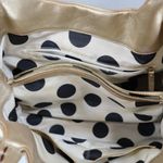 KATE‎ SPADE Gold Pebbled Leather Bexley Stevie Satchel Shoulder Bag Turn Lock Photo 9