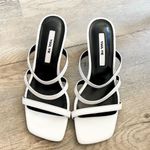 Revolve YUUL YIE white structured strappy heels size 6 Photo 3