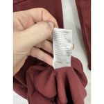 KOTN Deep V Ribbed Dress Women Small Maroon Athleisure Granolagirl Western Indie Red Photo 6