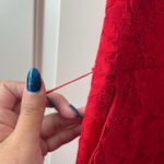 BB Dakota NWT Red Lace Romper 4 Photo 7