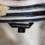 Boston Proper - Lemon Stripe Sleeveless Zip Front Resort European Dress Sz S Photo 6