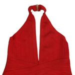 Boohoo Womens XL Bandage Plunge Sunsuit in Red NEW Photo 5