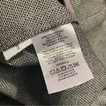 Loft Petites High Waist Wide Leg Cropped Pants Grey with belt - Size 12P Photo 5