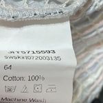 SheIn Smocked Tiered Mini Skirt Blue Orange White Stripe Size S Small Photo 6