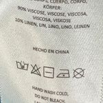 Anthropologie Mare Mare Black Smocked Crop Tube Top Linen Size Medium M Photo 6