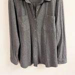 Lucky Brand  Women's Cotton Boyfriend Shirt NEW Size XXL Gray Photo 2