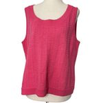 St. John Sport Pink Santana Knit Tank Size L Photo 0