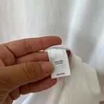 Pure Jill Sz S Oversized Scoop Neck Elliptical Tee Shirt Pullover Blouse Tunic White Photo 7