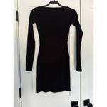 Cotton Citizen $185 New  Ribbed Boatneck Mini Dress Black Small Photo 2