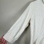 Volcom  Women's White Zip Up 3/4 Sleeve "Trapeze Please Jacket" Sz M Photo 2