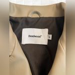 DEADWOOD River Desserto Cactus Leather Biker Jacket vegan nwot Tan Size XS Photo 6