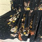 Gypsy  Love ruffle colorful floral cottagecore baby doll top size Large boho chic Photo 5