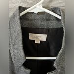 Loft size 14 Light grey blazer- lightweight & work appropriate inverted collar Photo 1