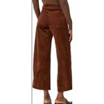 Paige Womens 26 Harper Wide Leg Corduroy Ankle Jeans Rosewood Brown Photo 1
