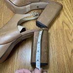 Schutz  Brown Soft Leather Peep toe slingback platform heels size US 9 Photo 5