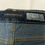 Aeropostale Dark Blue Wash Cuffed Denim Midi Shorts Size 2 Classic Summer Photo 5