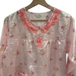 Solo Pink Pajama Set with Ruffle Trim Size M Photo 5