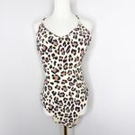 Aerie  Buzzed Terry Leopard Strappy Back One Piece Swimsuit XXL NWOT Photo 4