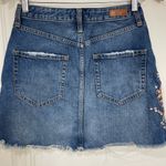 Abercrombie & Fitch  Floral Embroidered Distressed  Skirt - Boho Chic size 26 Photo 5