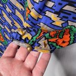 Amanda Uprichard Geometric Print Long Sleeve Silk Tunic Dress Size Medium Photo 6