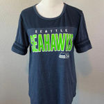 NFL Team Apparel Seattle Seahawks Graphic Short Sleeve TShirt Blue/Green Size M Photo 0