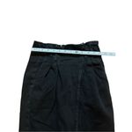 Bershka Womens black denim midi skirt sz 00 Photo 4