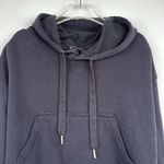 Vintage Havana Black Cropped Lace Up Hoodie Sweatshirt Size Small Photo 5